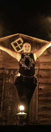 kaylie kreatrix fire hoops saunders farm